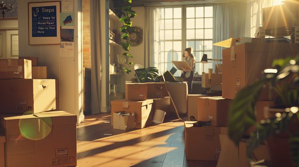 Maîtrisez votre déménagement en 5 étapes